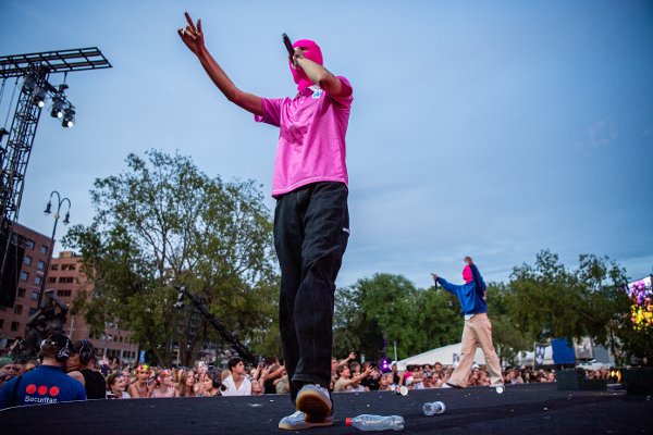 Oslo 20230616. 
Ballinciaga under årets VG-lista på Rådhusplassen i Oslo.
Foto: Rodrigo Freitas / NTB