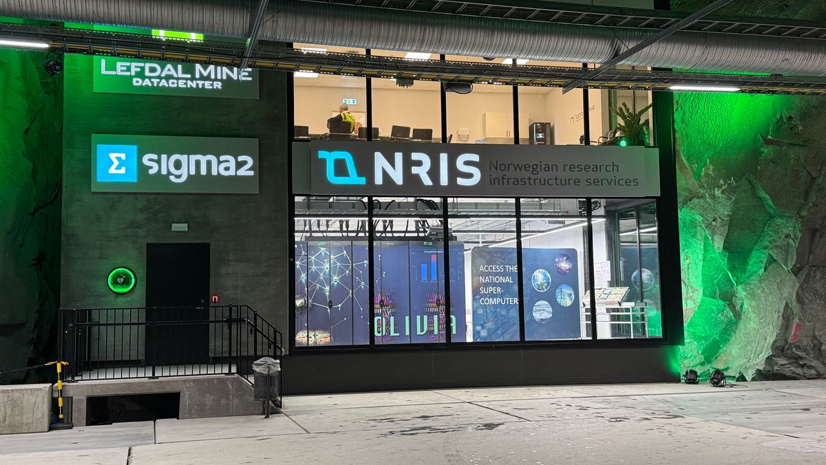 800 meter inn i en gruve på Vestlandet finner man landets kraftigste datamaskin.