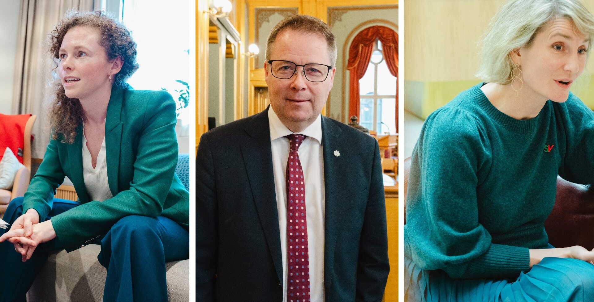 Politikk, MDG | Ingrid, Marthe og Bjørn Arild ruster til kamp: – Skal bruke makta vi har - Trønder-Avisa