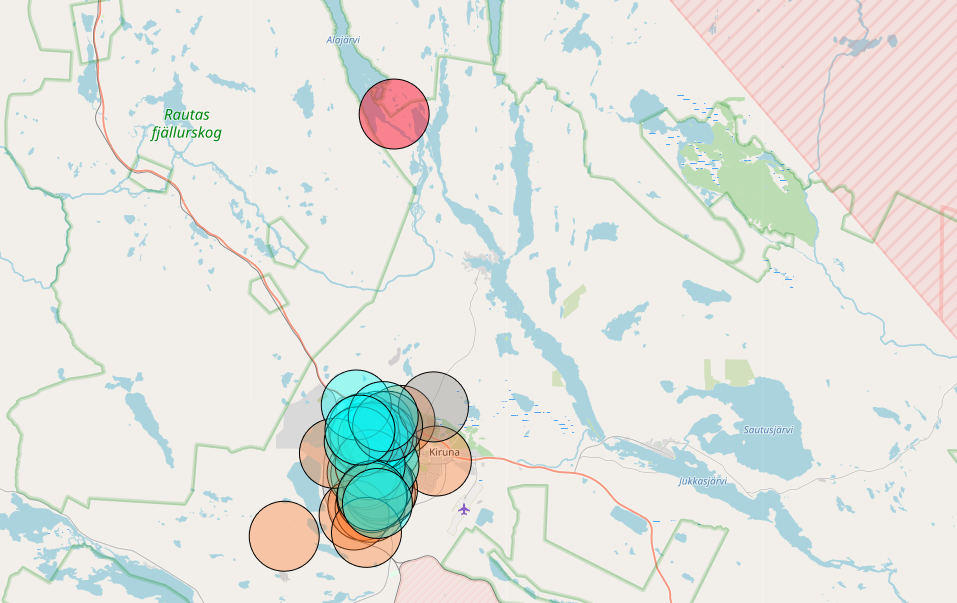 Kiruna, LKAB | Jordskjelv registrert utenfor Kiruna