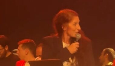 Lise Klaveness, Sportsvarsel | NFF-president Lise Klavenes møtt med pipekonsert av norske supportere i Milano