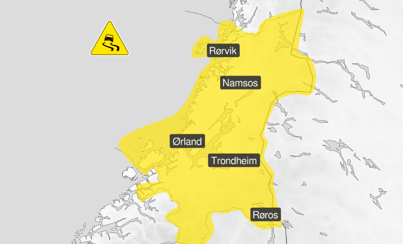 Glatt is, Veg og føre | Har sendt ut farevarsel: Slår hålke-alarm - Namdalsavisa
