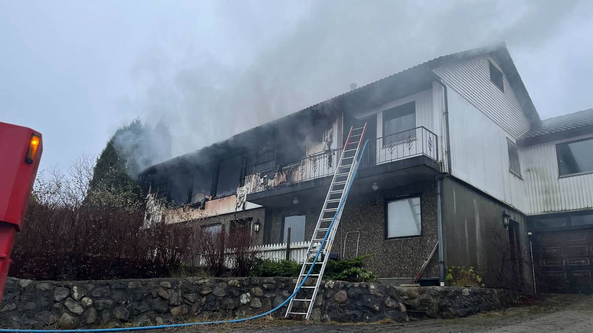Boligbrann på Ålgård
