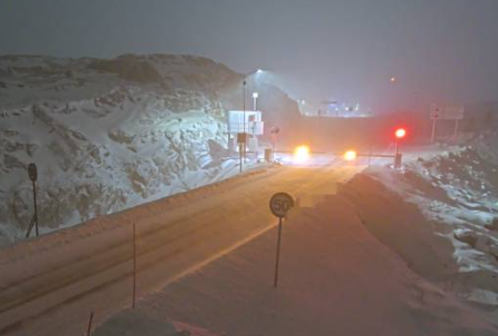 Trafikk, E10 Bjørnfjell | Kolonnekjøring på Bjørnfjell