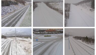 Vær, Vervarslinga i Nord-Norge | Slik ser det ut på veiene nå: – Vent til kvelden om man skal man over fjelloverganger - Nordlys