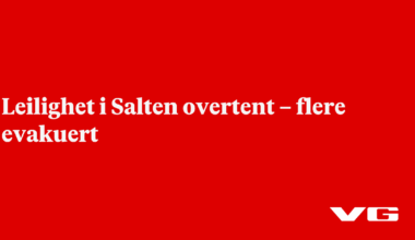Leilighet overtent i Nordland – flere evakuert