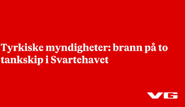 brann på to tankskip i Svartehavet