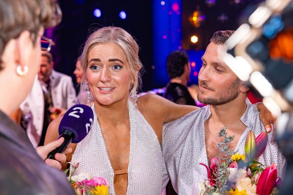 Emilie Enger Mehl og Jørgen Nilsen er stemt ut av Skal vi danse under program 8 av Skal vi danse 2025.
Foto: Thomas Andersen / TV 2