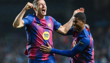 Barcelona vant 4–2 mot Celta Viga – Robert Lewandowski med hattrick