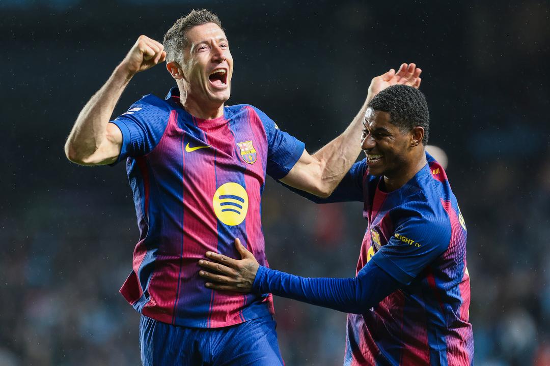 Barcelona vant 4–2 mot Celta Viga – Robert Lewandowski med hattrick
