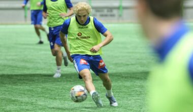 (+) Ble svind­let og lurt til Kris­tian­sand. I kveld fikk han trene med laget. - fvn.no