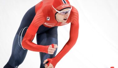 Eitrem satte norsk rekord på 5000 meter i Calgary – slått med to hundredeler