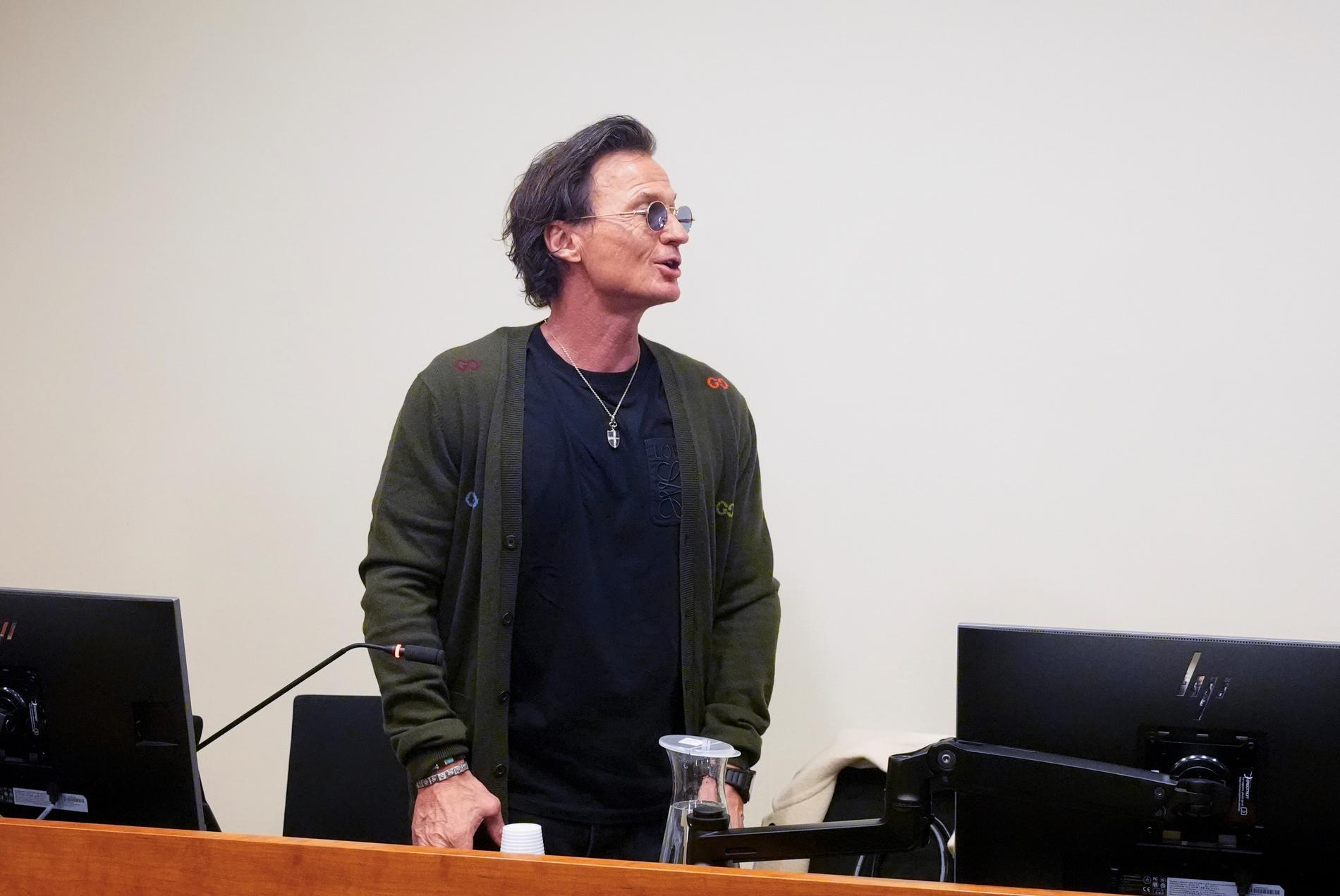 Petter Stordalen i Borgarting lagmannsrett. 