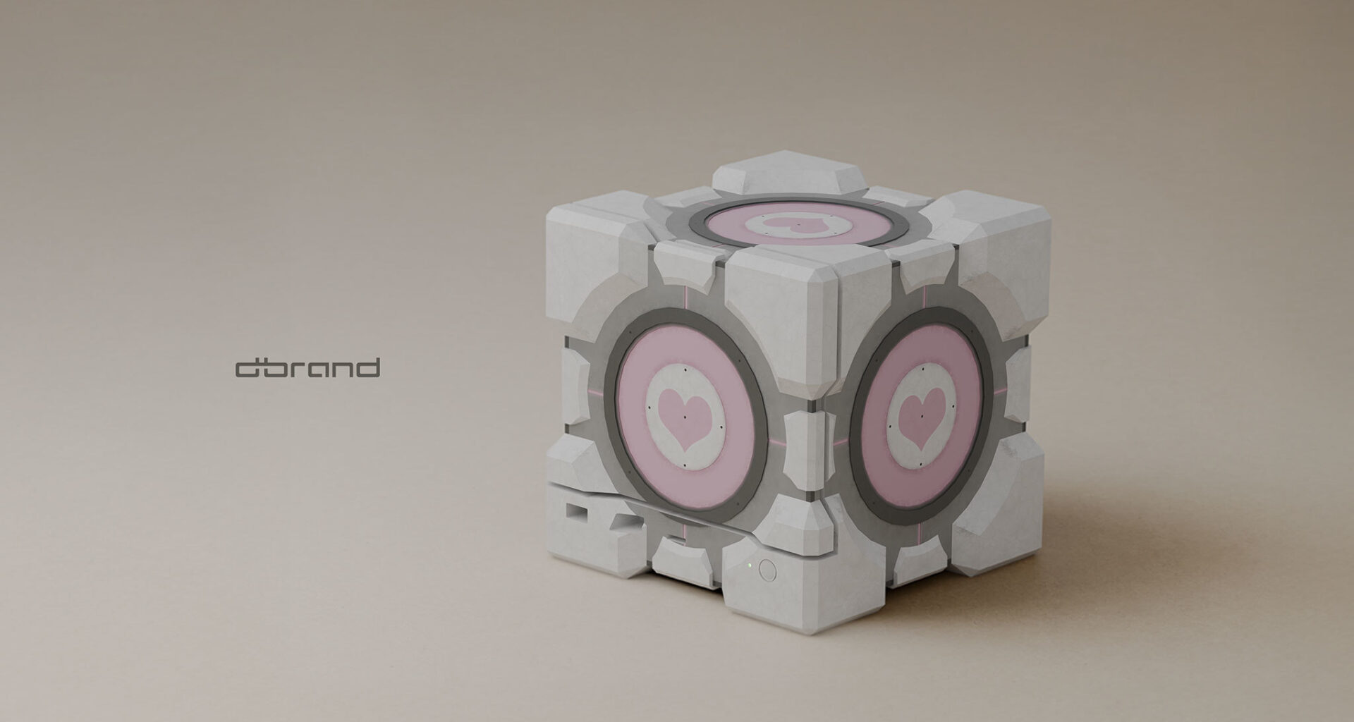 dbrand jobber allerede med en Companion Cube-versjon av Steam Machine - Portal