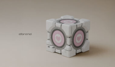 dbrand jobber allerede med en Companion Cube-versjon av Steam Machine - Portal
