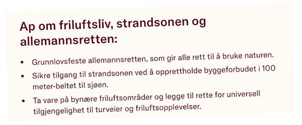 Arbeiderpartiets hjemmeside