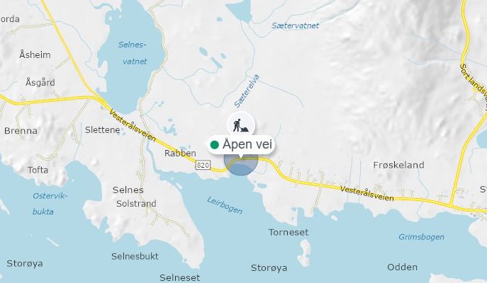 Her blir det stengt natt til fredag