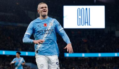 Erling Braut Haaland scoret i Pep Guardiolas jublieumskamp