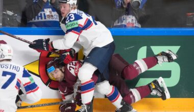 To mål i debuten for Koblar (18) da Norge slo Ungarn 4-2 i ishockey