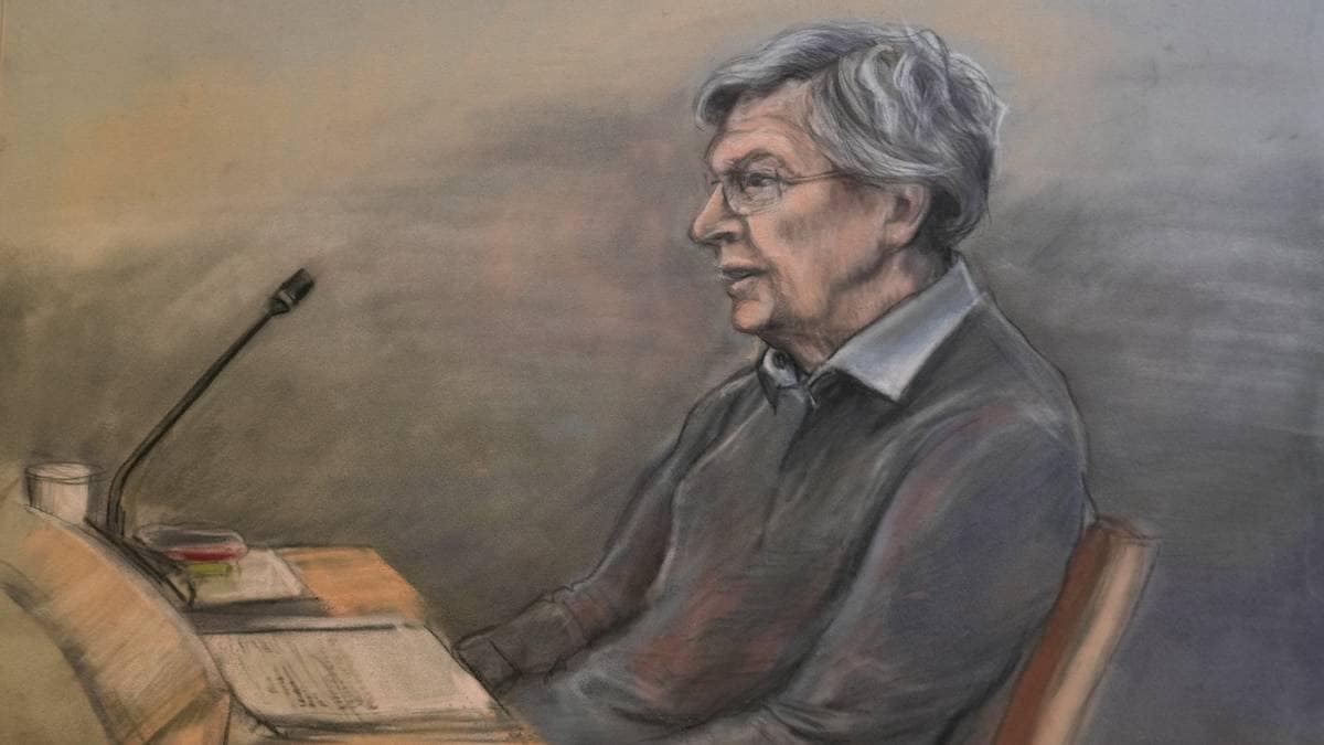 Rettstegning av Arne Bye fra ankesaken i Frostating lagmannsrett i Trondheim onsdag.