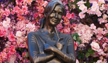 Bridget Jones har fått egen statue i London