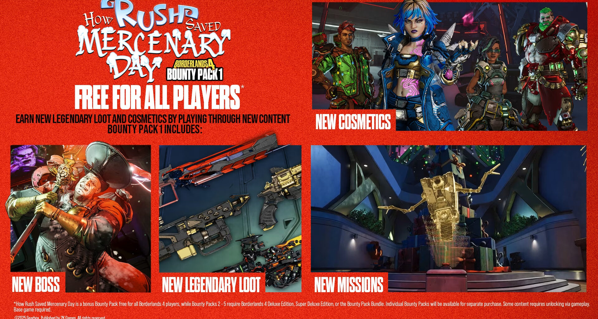 Borderlands 4 blir forbedret med gratis juleinnhold og et nytt oppdrag