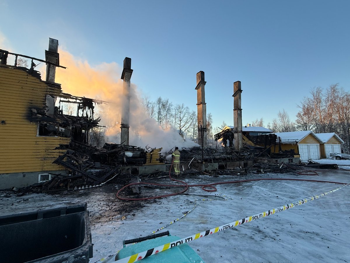 En person siktet etter boligbrannen på Fauske - Avisa Nordland