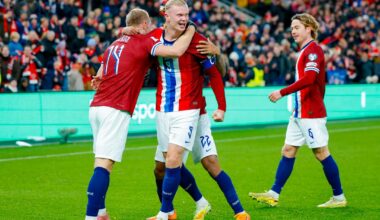 Haaland og Norge knusende overlegne på måltoppen i Europa – heftig snitt per kamp
