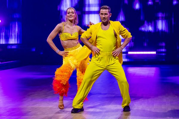 Emilie Enger Mehl og Jørgen Nilsen i program 7 av Skal vi danse 2025.
Foto: Thomas Andersen / TV 2