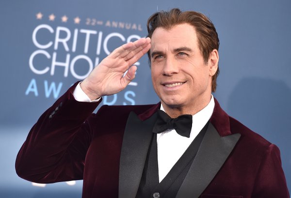 John Travolta arrives at the 22nd annual Critics' Choice Awards at the Barker Hangar on Sunday, Dec. 11, 2016, in Santa Monica, Calif. (Photo by Jordan Strauss/Invision/AP)