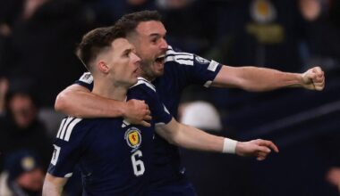 Scott McTominay, Danmark | Elleville scener i Skottland: Snøt Danmark for VM-plassen etter kjempedrama