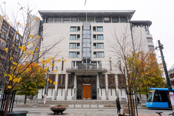 Oslo 20241016. 
Oslo Tingrett fotografert før rettssaken mot IS kvinnene starter.
Foto: Terje Pedersen / NTB