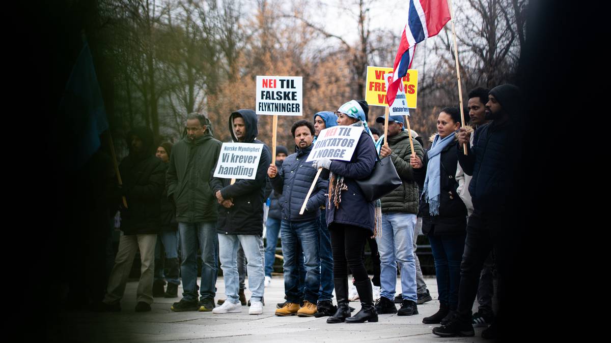 Eritrea-demonstrasjon.
