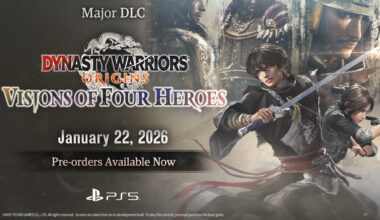 Dynasty Warriors Origins kunngjør større betalt DLC, Visions of Four Heroes, som lanseres januar 2026 - Dynasty Warriors: Origins