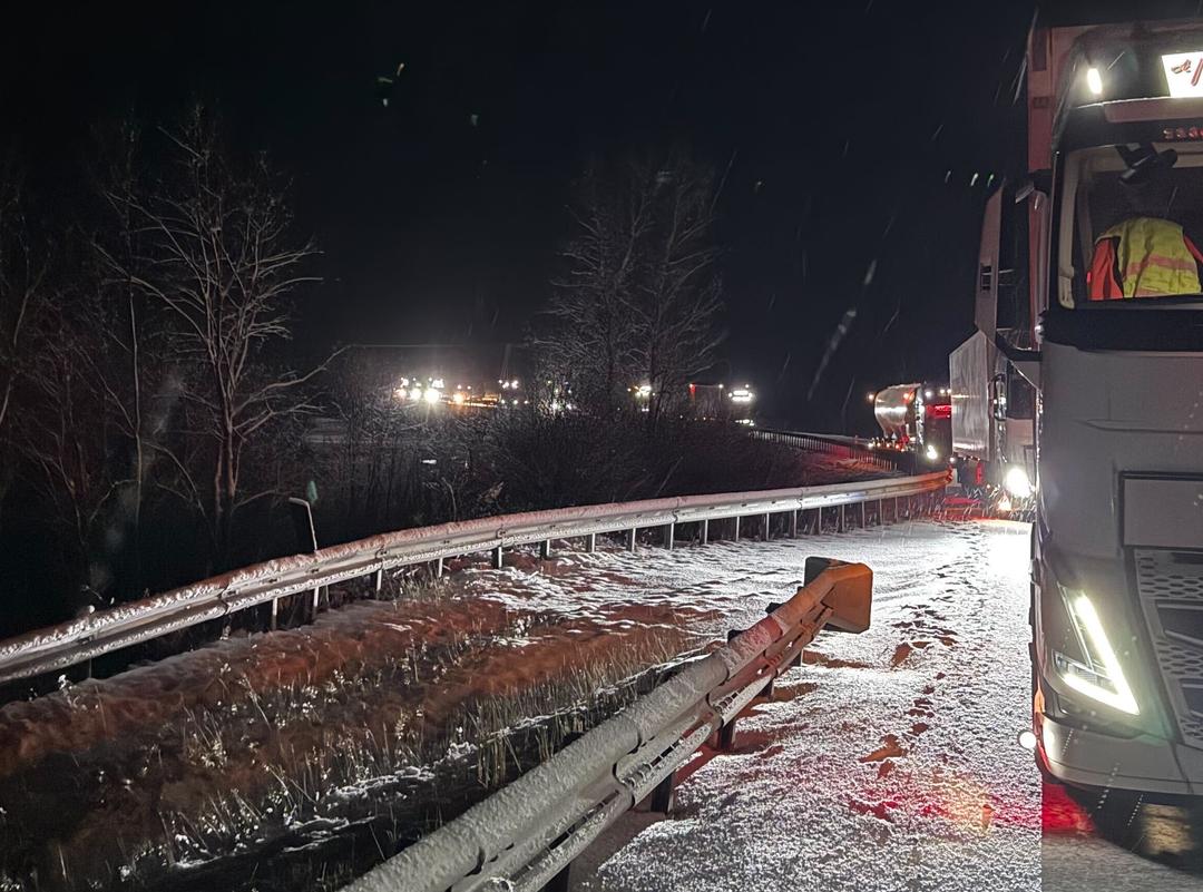 Glatta fører til lange køer i Østerdalen
