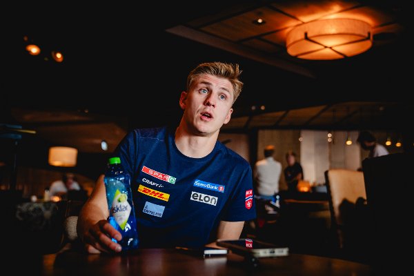 Oslo 20251014. 
Erik Valnes på pressetreffet til langrenn menn elite i Holmenkollen.
Foto: Stian Lysberg Solum / NTB