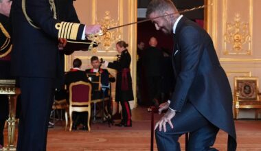 David Beckham slått til ridder