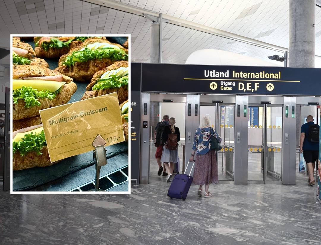 175 kroner for croissant på Gardermoen: – Nå holder det