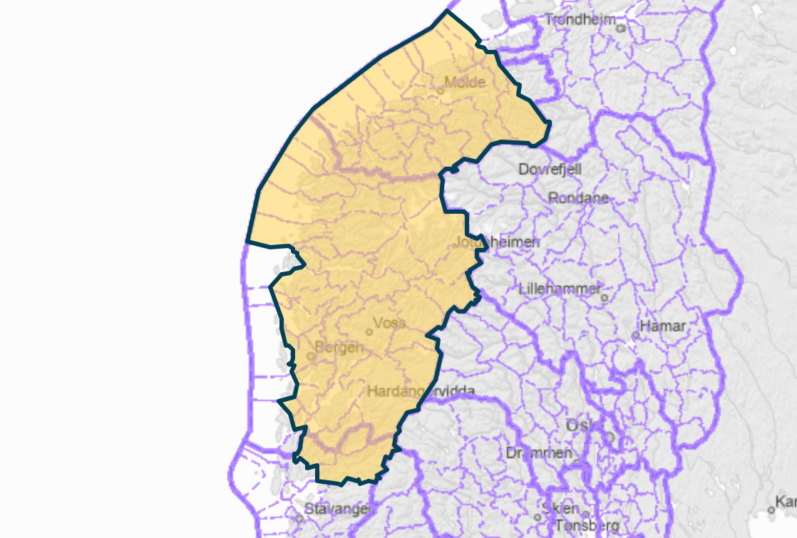 Vær, Flom | Farevarsel for flom