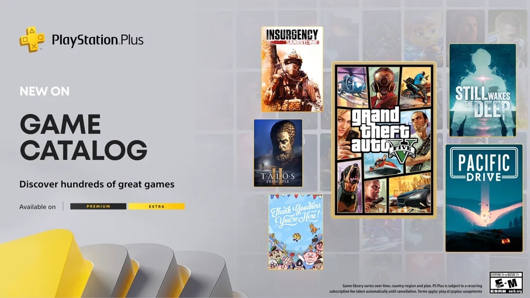 GTA 5, Tomb Raider, Thank Goodness You're Here! og flere blir med i PlayStation Plus -