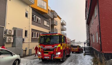 Vågan, Svolvær | Røykutvikling i sentrum