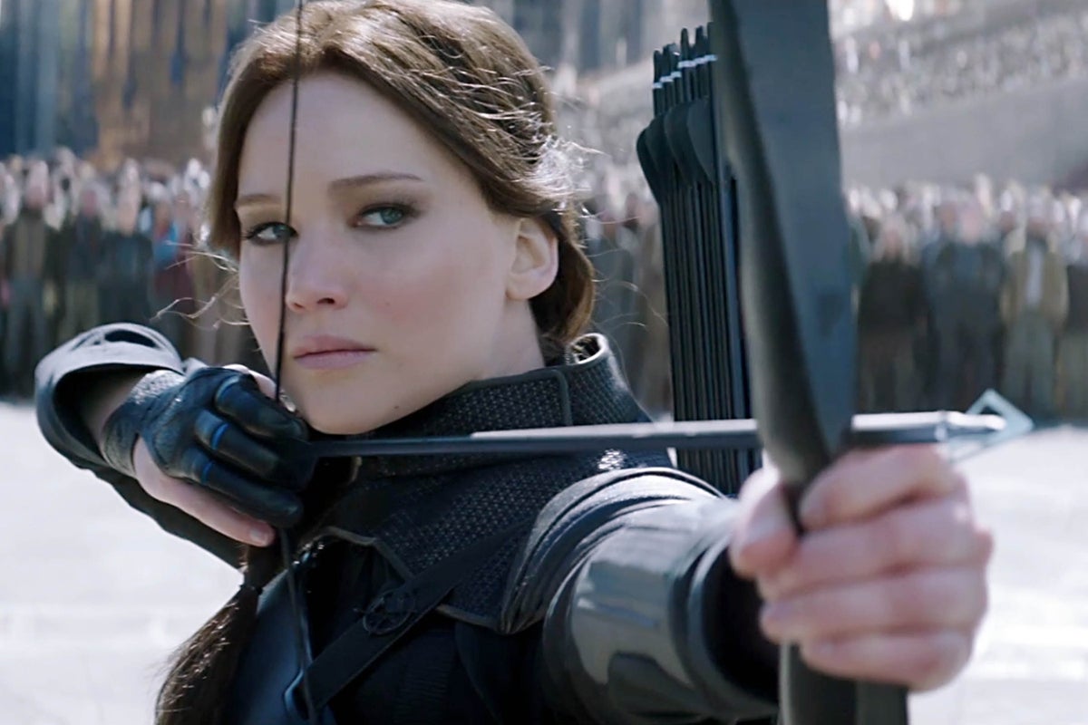 Jennifer Lawrence som Katniss Everdeen i The Hunger Games (Lionsgate)