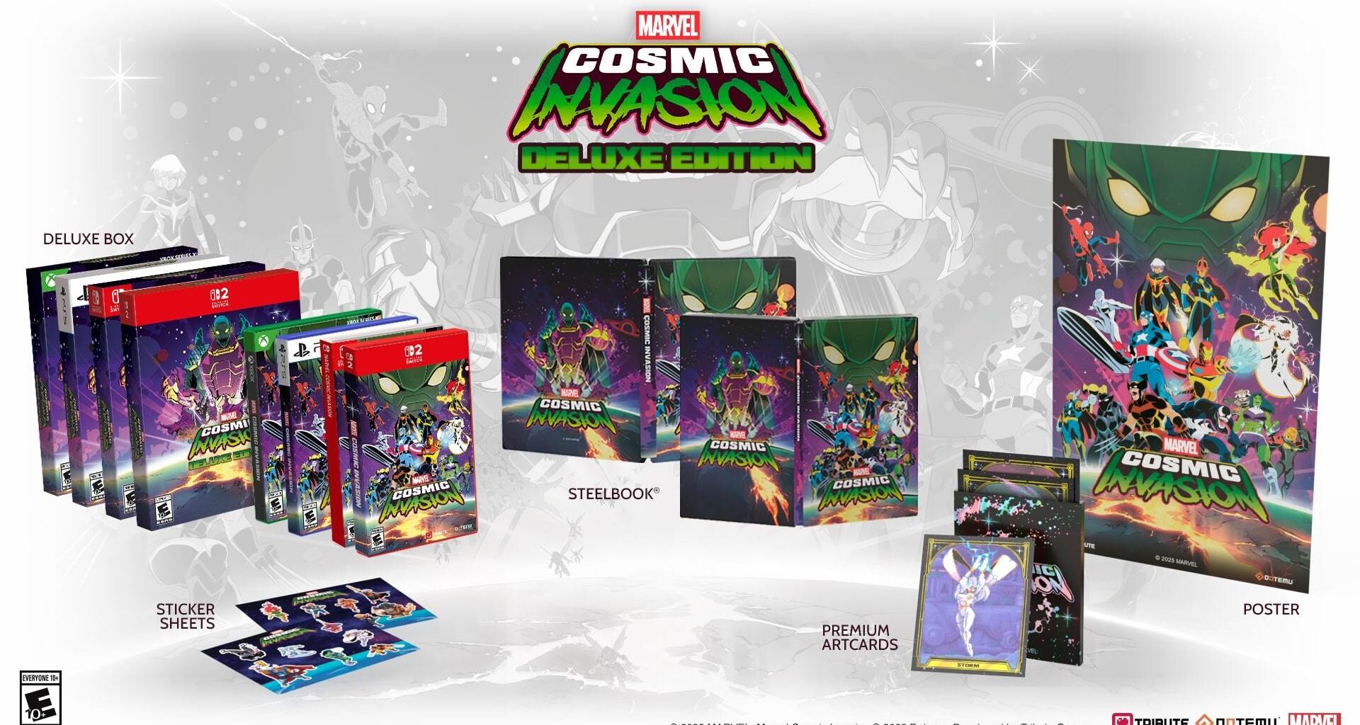 Marvel Cosmic Invasion for å få fysiske utgaver av Standard- og Deluxe-utgavene