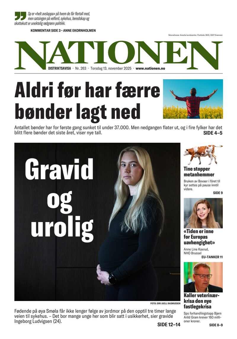 Forsiden til siste Eavis.