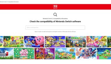Nintendo lanserer offisiell nettside for å teste kompatibilitet mellom Switch- og Switch 2-spill -