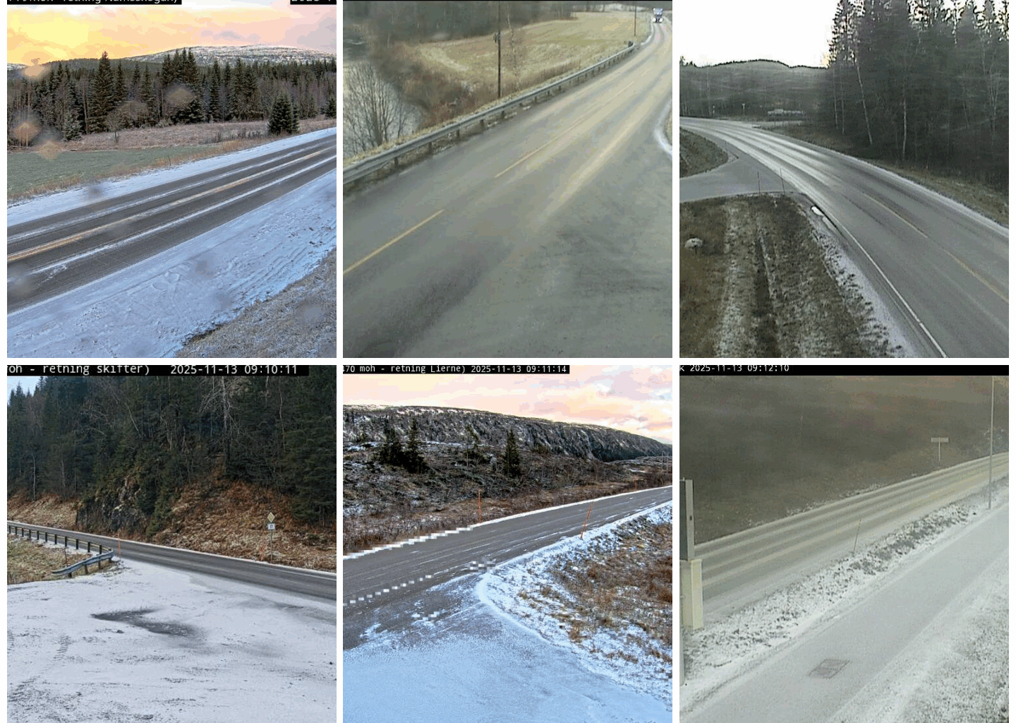 Trafikk, Vegtrafikksentralen midt | Her kommer vinter'n: – Har fått noen telefoner om glatt veg