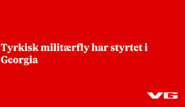 Tyrkisk militærfly har styrtet i Georgia
