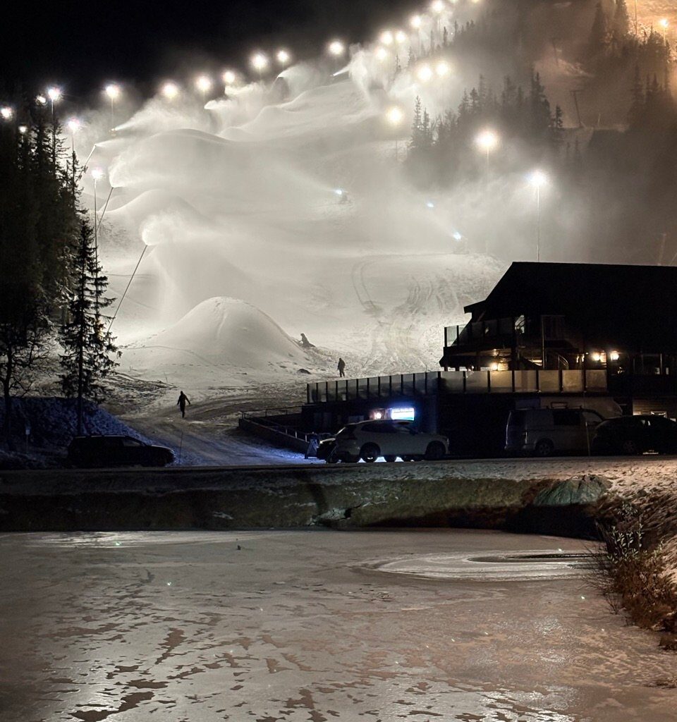 Gausta skisenter, Gaustatoppen | Nå hoper snøen seg opp - Rjukan Arbeiderblad