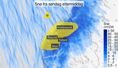 (+) Har sendt ut farevarsel: Kan komme 25 centimeter snø - Tidens Krav