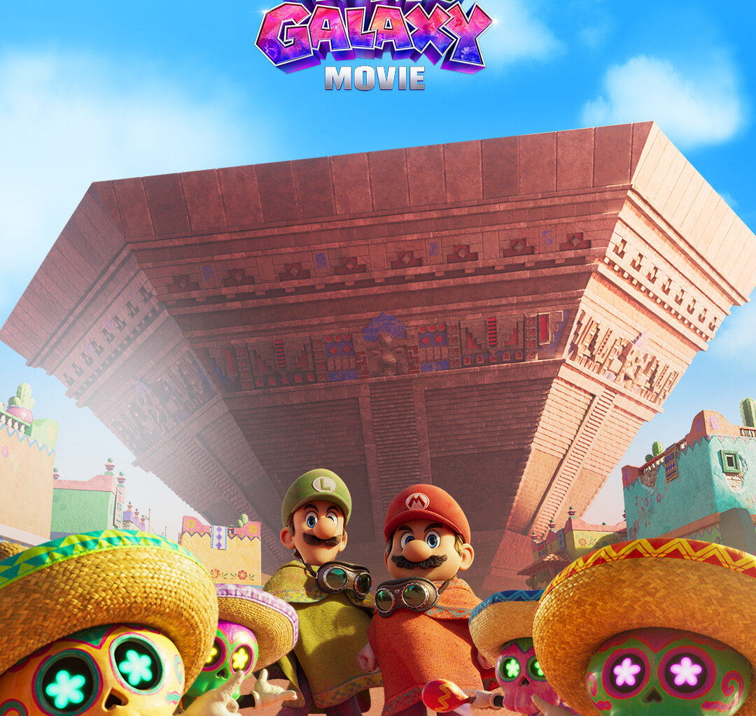 Mario og Luigi besøker Sand Kingdom i The Super Mario Galaxy Movie